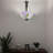 Olcay Tiffany Pendant Lights Stained Glass Green Leaves LED Bulbs Included 16" W*16"D*60" H-296465650
