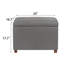 Repose-pieds 24 po en similicuir avec rangement-469151847