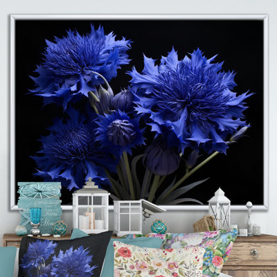 " Blue Charming Cornflowers II "