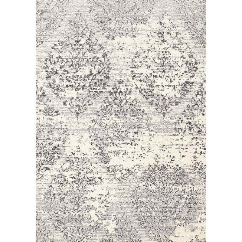 Tapis ivoire à motif géométrique Vihana