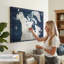 Poussoir Canada Lakelynn sur bleu marine-1314229969