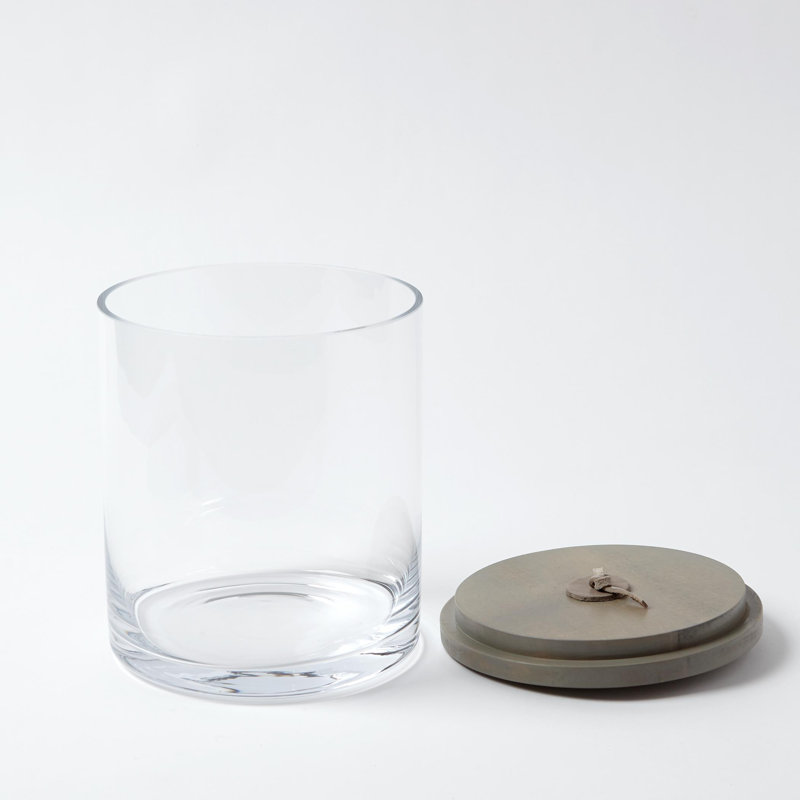 Rustic Canister, 8.5" H x 7" W x 7" D