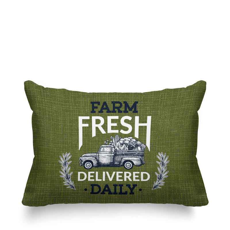 Coussin intérieur / extérieur Ringo Farm, Vert