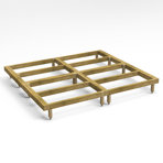 Powersheds 8 x 8ft Pressure Treated Timber Base Kit