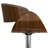 Amery Adjustable Swivel Upholstered Contemporary Bar Stool with Curved Seat and Footrest-1691496150