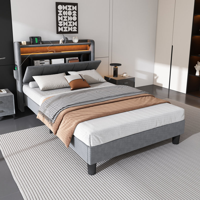 Dajai Upholstered Bed, 96 x 204 cm