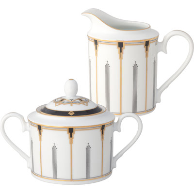 Ensemble sucrier et crémier Noritake