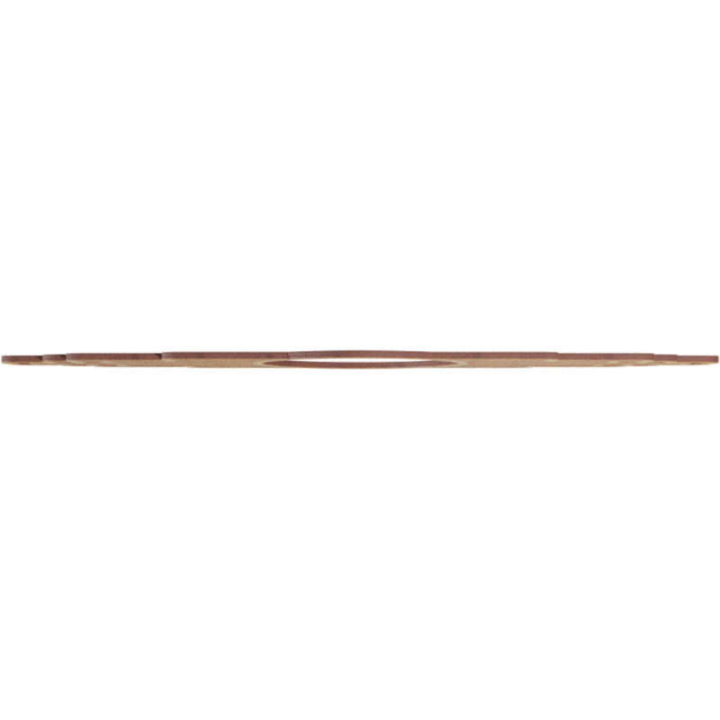 Médaillon Elizabeth, Hickory, H 18 po x l 36 po x P 0,25 po