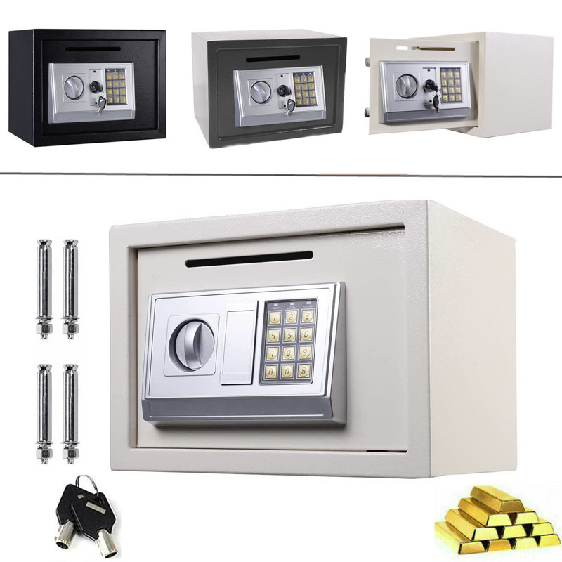 Safe Box Lock, Satin Black