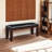 1Pc Upholstered Dining Bench