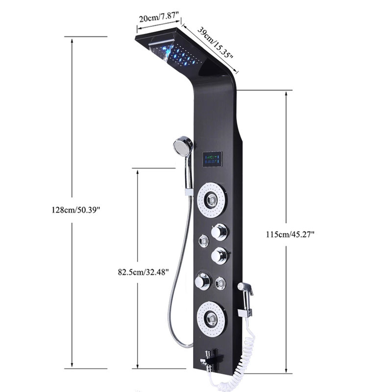 Vetter Led Shower Tower Panel