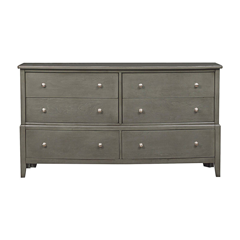 Commode 6 tiroirs Jocellyn, Gris