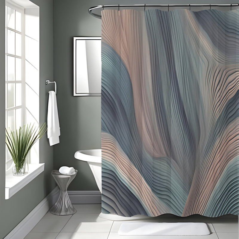 Rideau de douche Tracee, H 93 po x l 70 po