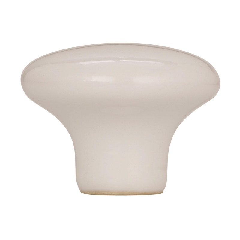 Poignée champignon Allison, Blanc