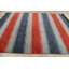 Tapis unique en laine noué à la main nouvel âge rouge / bleu 6 pi 6 po x 9 pi 4 po Nathanson