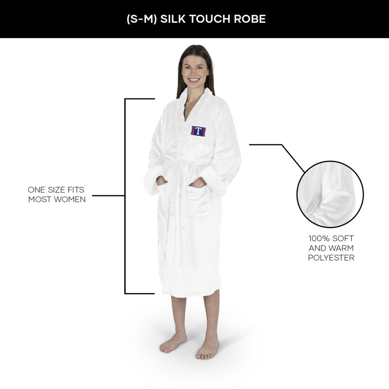 MLB Texas Rangers - robe en soie à étiquette tactile, vêtements de sport, S / M