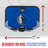 Franklin Sports NBA Dallas Mavericks Mini Over the Door Basketball Hoop