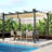 12 Ft. W x 10 Ft. D Aluminum Pergola with Canopy-86125051
