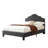 Gray Full Upholstered Bed-908223121