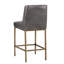 5West Upholstered Stool with Metal Frame-2139477073-2139386438