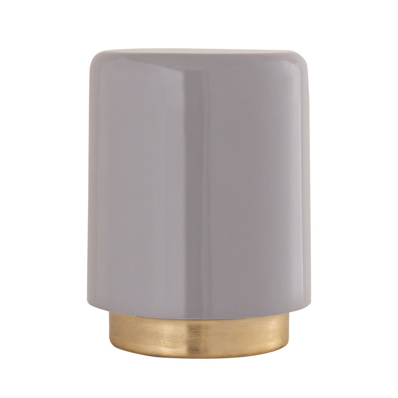 Genesis Accent Table - Gray Enamel