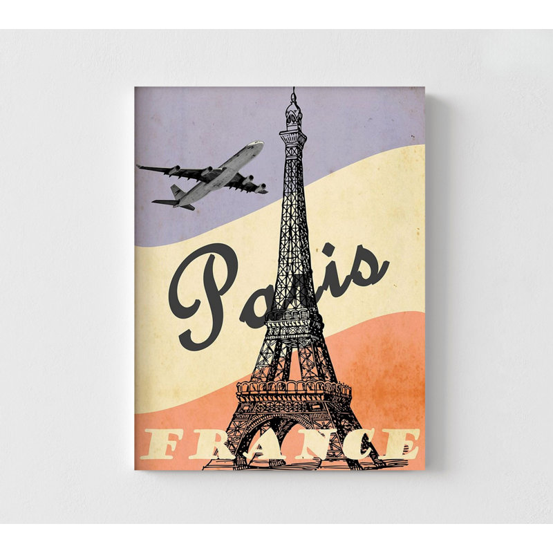 Affiche du drapeau français, impression de signe Paris, impression de fille à Paris, idée de décor de chambre à coucher, affiche Paris rêveur