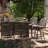 Metal Bar Set with Stools