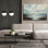 «Northern Lagoon» Epic Graffiti par Silvia Vassileva, art mural sur toile, 60 po x 40 po