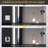 Dorla 39.4 " W X 23.6 " H Surface Frameless Medicine Cabinet with Mirror