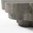 Modern Grey Wood Multi-Level Organic Round Coffee Table, Fully Assembled - 35.4" W