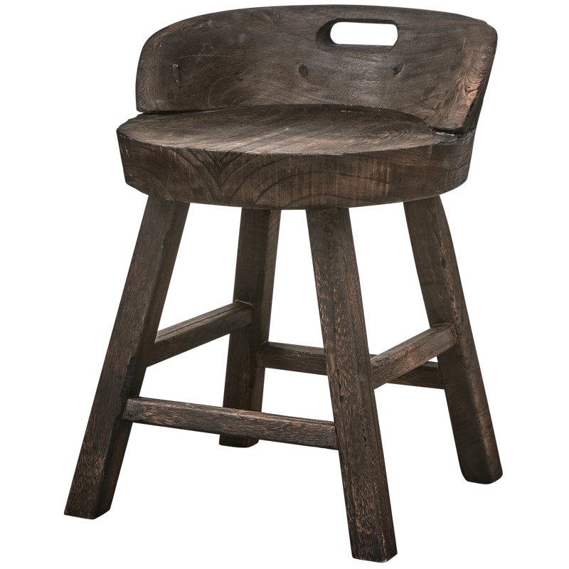 Rosalie Counter Extra Tall Stool with Solid Wood Frame