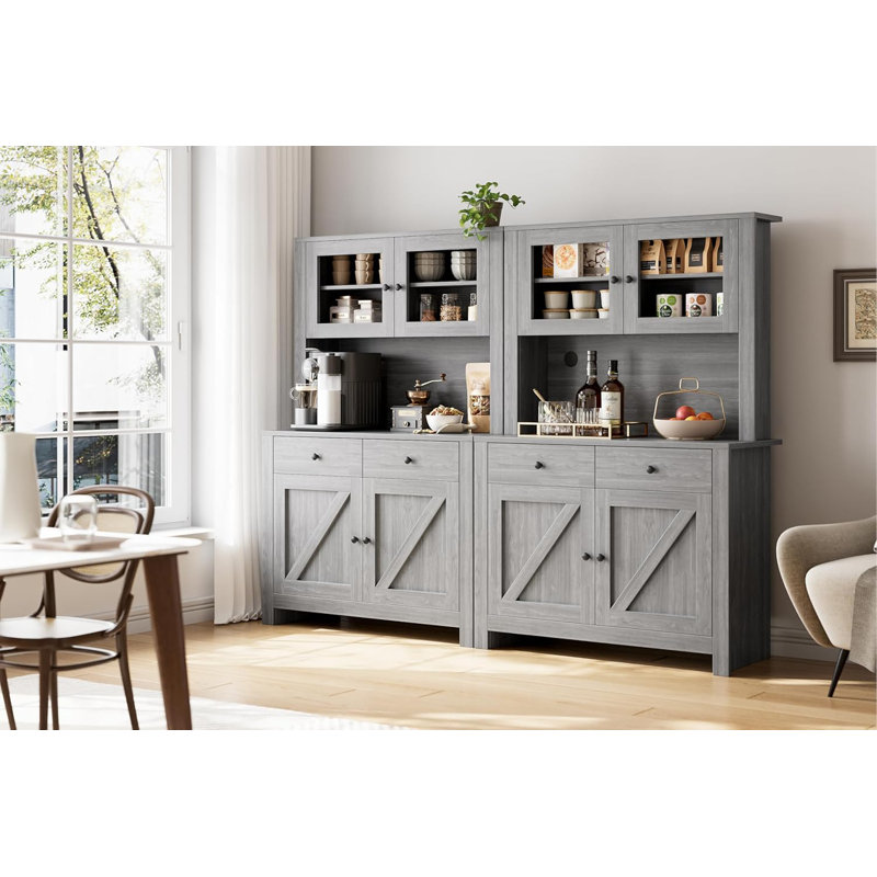 63.4cm Kitchen Pantry, Grey