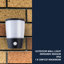 Canoby 16.3cm H Outdoor Armed Sconce-1363949025