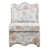 Motif floral jacobin rose et bleu sélectionné