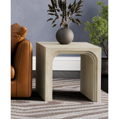 Josiane Solid Wood End Table
