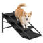 Rampe pour animaux 2 en 1, escaliers et rampe pour animaux, rampe antidérapante pour chien avec 4 marches, échelle d'escalade pour animaux avec surface pour tapis