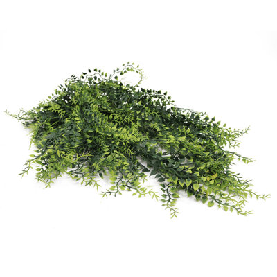 Artificial Hanging Plants Fire / UV Resistant 85cm Faux Fern Plant