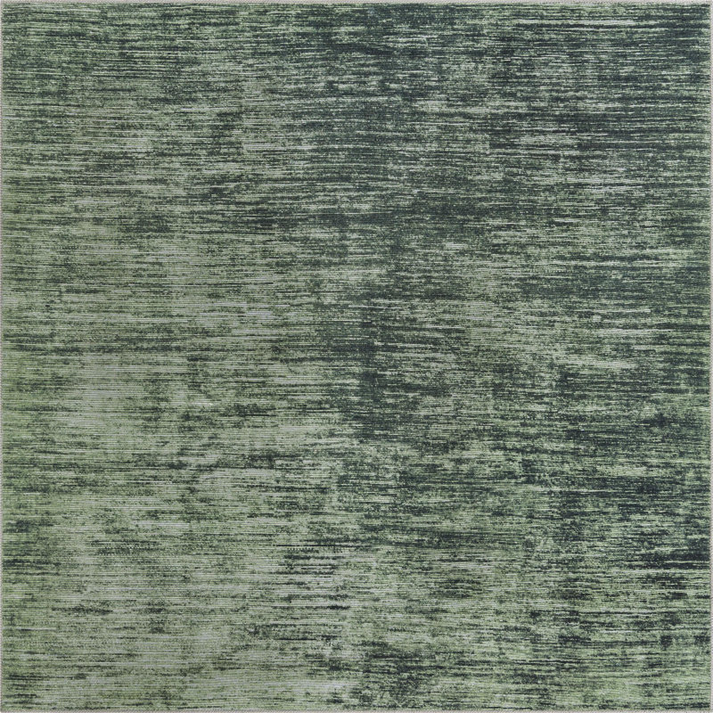 Ikhasa Chenille Abstract Indoor Rug, Square 7'7"