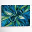 «Geometric Abstraction 67», art mural sur toile bleue-1654229856
