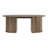 OBLONG COFFEE TABLE WITH SEMI-ROUND LEGS-734091992