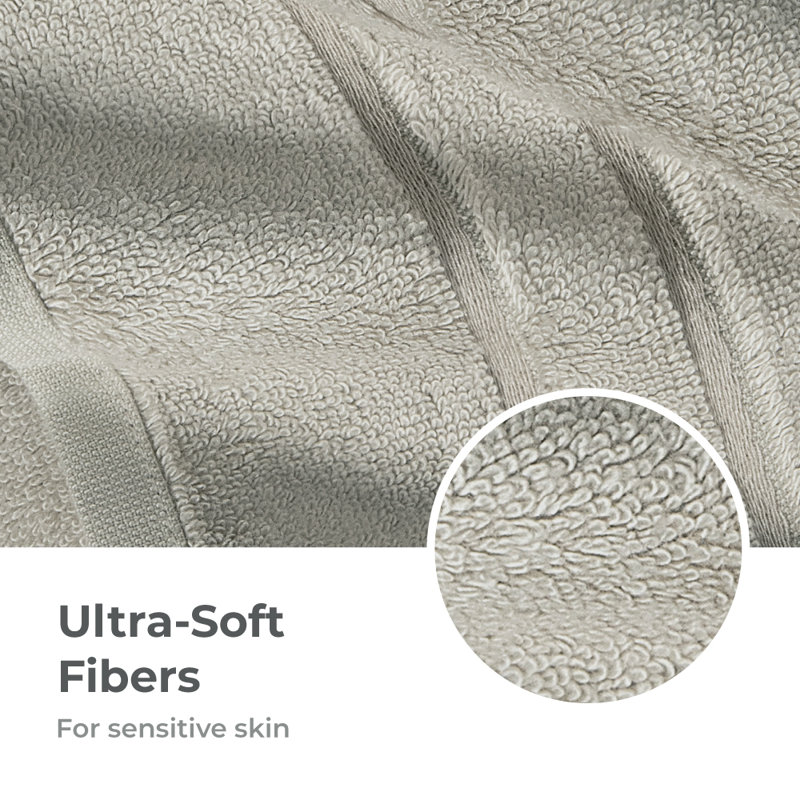 Cariloha - Extra Smooth Towel - Viscose - 28"x54", Grey