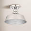 Plafonnier semi-encastré 1 lumière 10 po Jeb-348858995