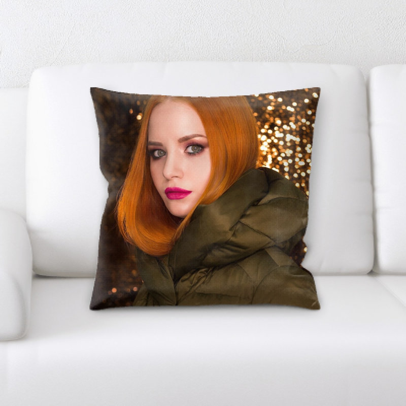 Microsuede Throw Pillow