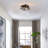2-Light Flush Mount with Barnwood Accents-1161444982