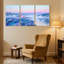Scénario et paysages urbains, ensemble de 3 impressions sur toile Misty Dawn-519271820