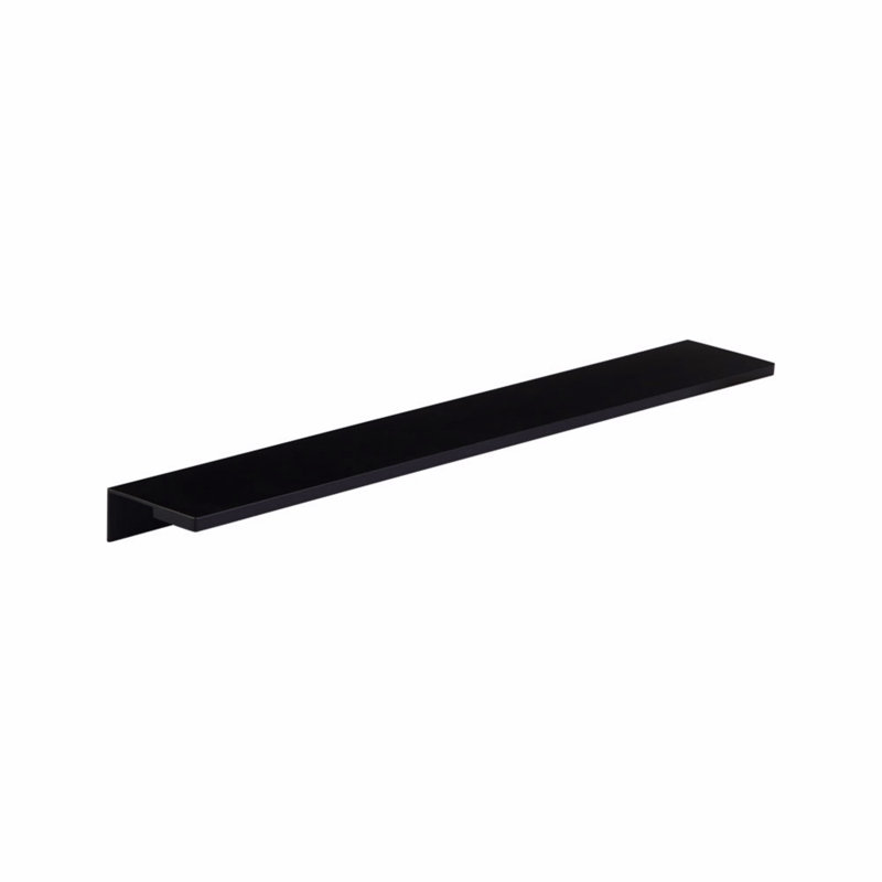 Borde 12 5/8" Center to Center Finger Pull, 7 5/8", Matte Black