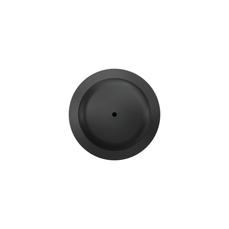 Plymouth Bed and Bath Knob, Matte Black