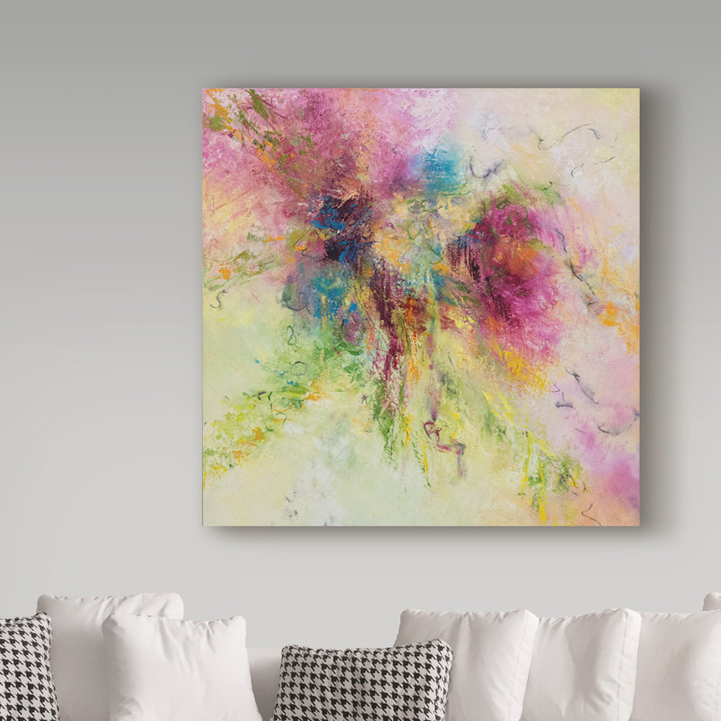 «Barabbas A Walk in the Garden» par Aleta Pippin, reproduction sur toile tendue, H 14 po x l 14 po x P 2 po