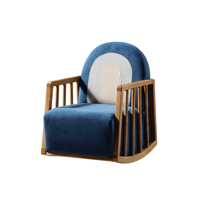 Chaise berçante Casual Home, Bleu