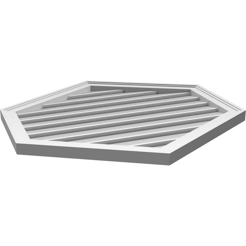 Pente verticale verticale en uréthane Signature 7 pi, H 1,5 po x l 32 po x L 32 po